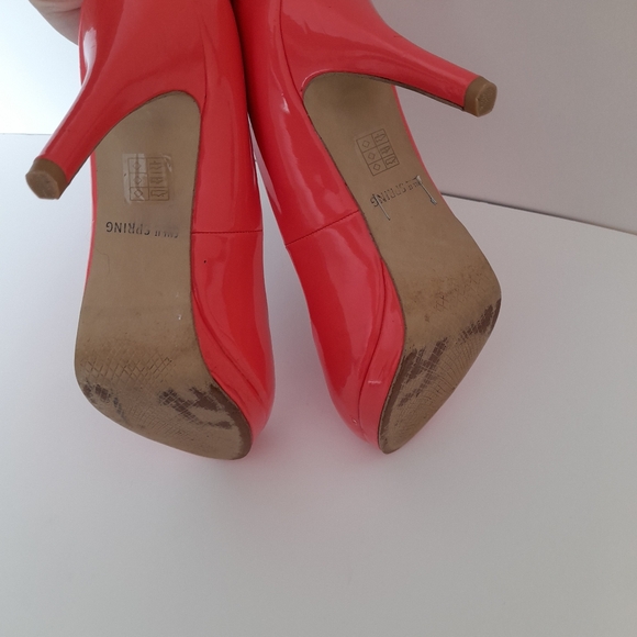 Call It Spring Coral Heels - Picture 4 of 8